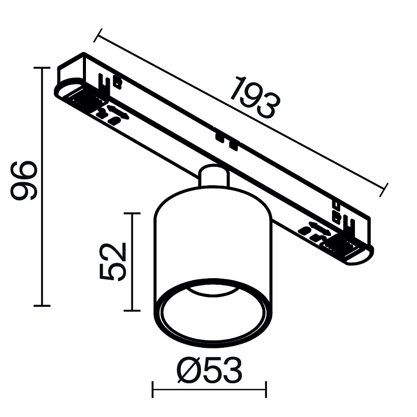 Трековый светильник Maytoni Technical TR132-4-7W-DS-BS