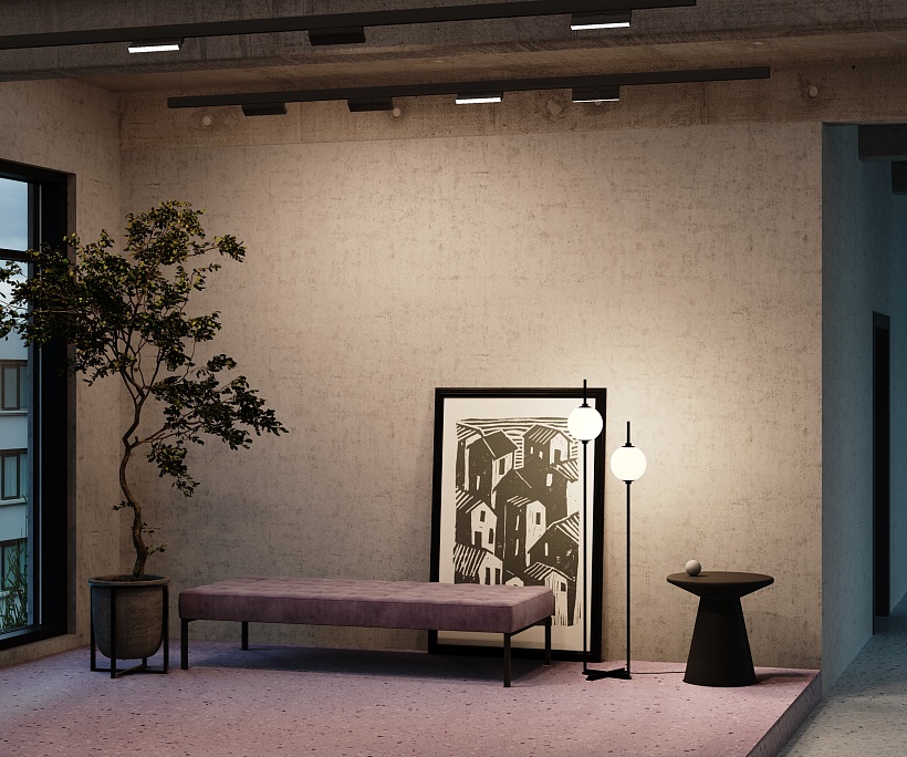 Трековый светильник Maytoni Technical TR036-2-12W3K-B