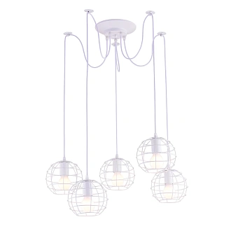 Подвесная люстра Arte Lamp SPIDER A1110SP-5WH