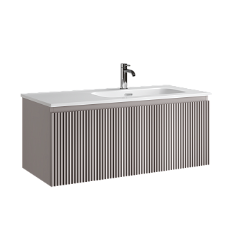 Тумба подвесная SANCOS Snob R 1.0 995х445х406, c одним ящиком оснащенным доводчиками, Doha Soft , арт.SNR1.0100RSM
