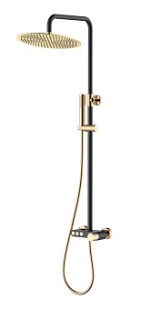 Стойка для душа STICK BLACK DIAMOND Gold