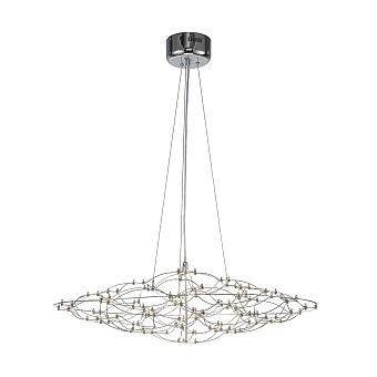 4305-8P, подвесная люстра, D785xH270/2270, LEDx46W, 5580LM, 3000K/4500K/6000K, included, remote control