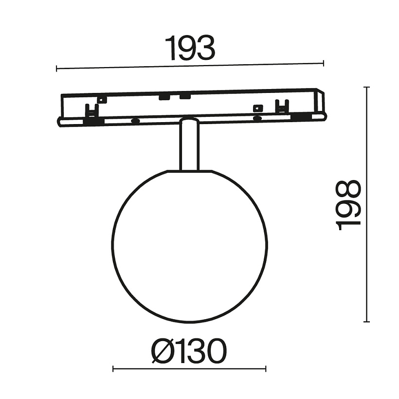 Трековый светильник Maytoni Technical TR038-4-5WTW-DD-B