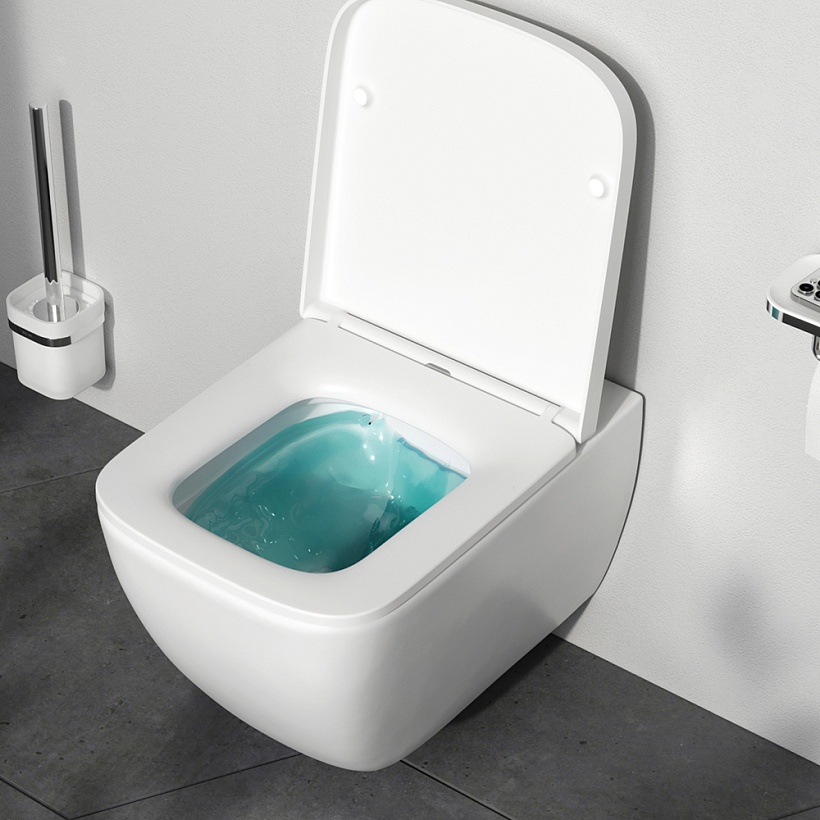 IS100238.901701 Инсталляция MasterFit с клав S черн мат с подвес унит  Gem FlashClean с сид м