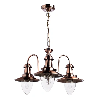 Подвесная люстра Arte Lamp FISHERMAN A5518LM-3RB