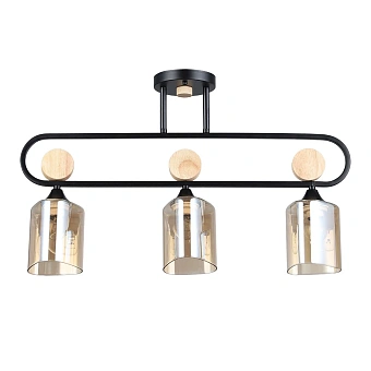 Потолочная люстра Arte Lamp GLAMORE A5076PL-3BK