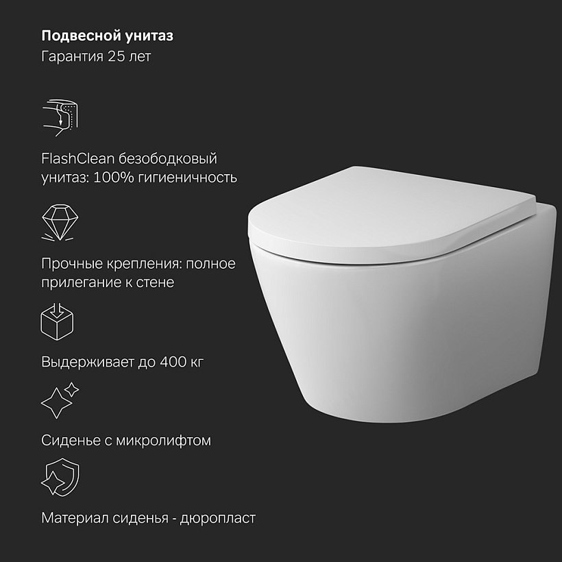 IS100151.741701 Инсталляция MasterFit с клав L глянц хром с подвес унит Sense FlashClean с сид