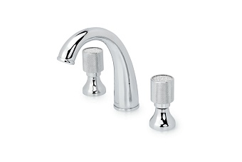 Смеситель для раковины на 3 отв. ROYAL CRYSTAL, хром_Комплект